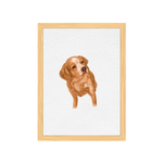 Mini custom watercolor pet portrait from photo, Hand Painted Dog Portrait, Pet Painting, personalized dog portrait, Pet Memorial Gift